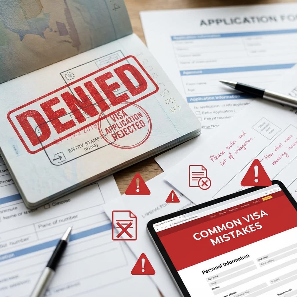 Common visa application mistakes to avoid