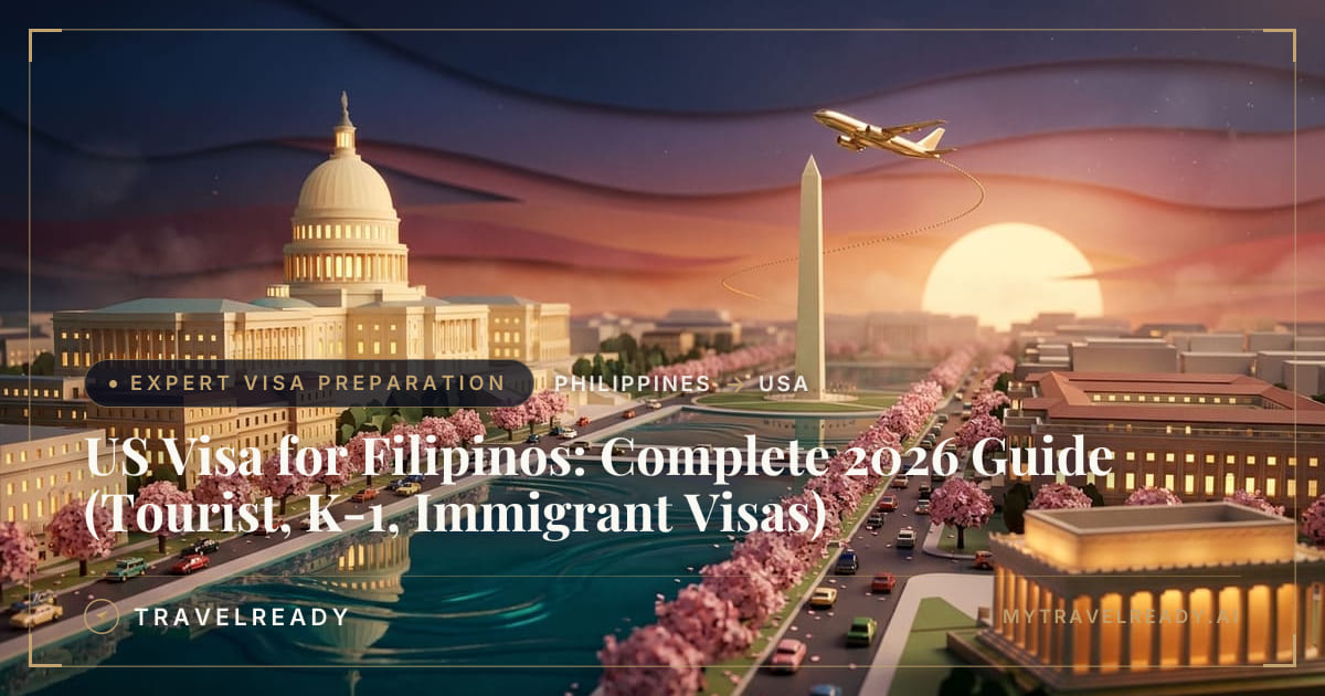 US Visa for Filipinos: Complete 2026 Guide (Tourist, K-1, Immigrant Visas)