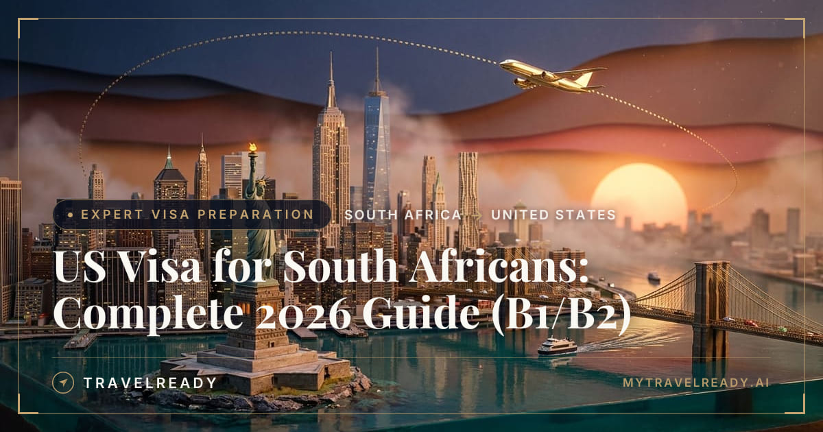 US Visa for South Africans: Complete 2026 Guide (B1/B2) | TravelReady
