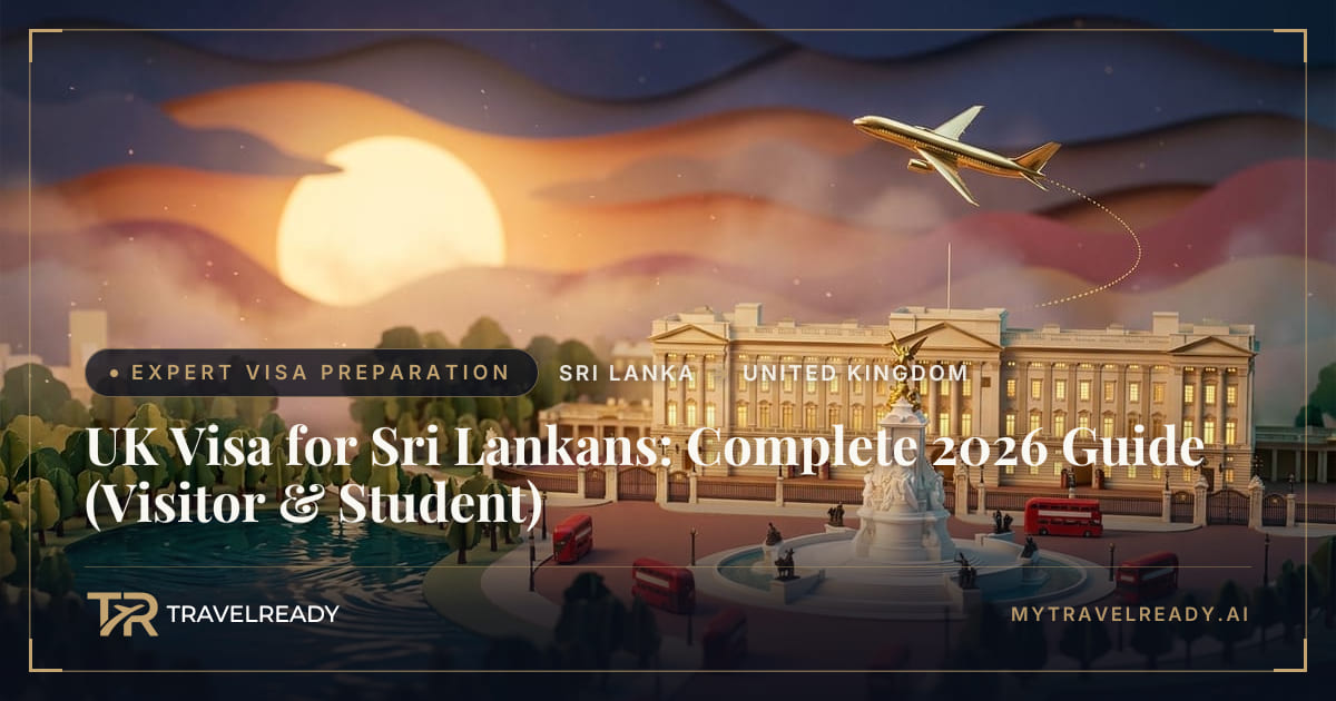 UK Visa for Sri Lankans: Complete 2026 Guide (Visitor & Student ...