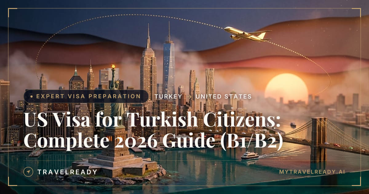 US Visa for Turkish Citizens: Complete 2026 Guide (B1/B2) | TravelReady